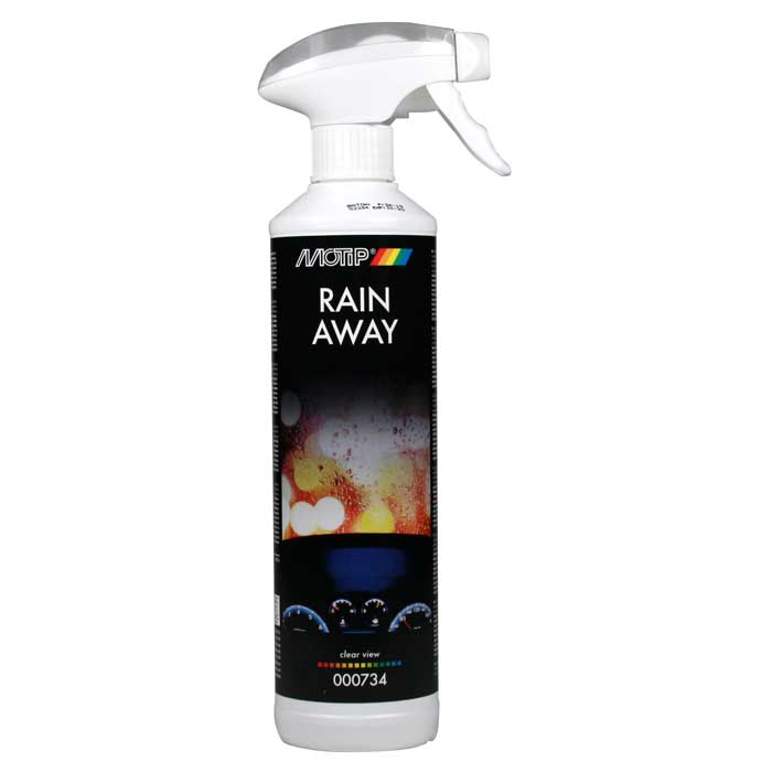Vandafvisende glas-spray 500 ml - Rain Away, Motip