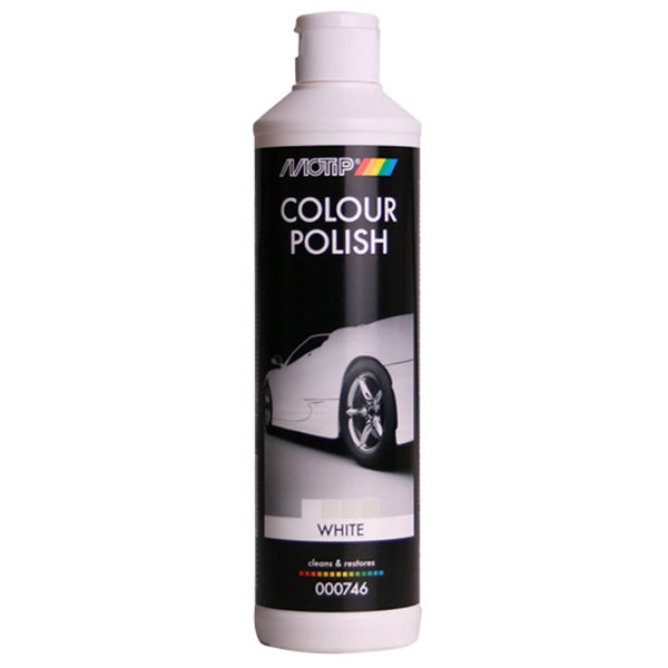 Hvid bilpolish 500 ml - MoTip