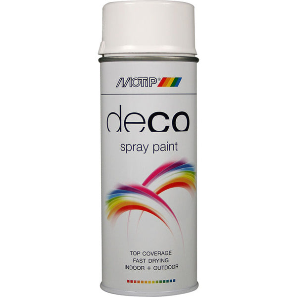 Spraymaling RAL 9016 Traffic Hvid 400 ml - Motip