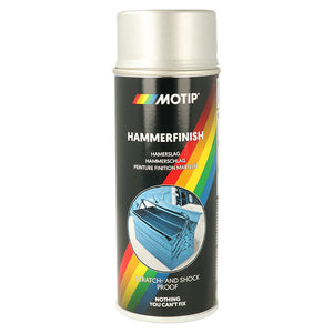 Motip Hammerlak spray sølv 400ml.