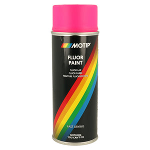 Motip Flouriserende spray pink 400ml.