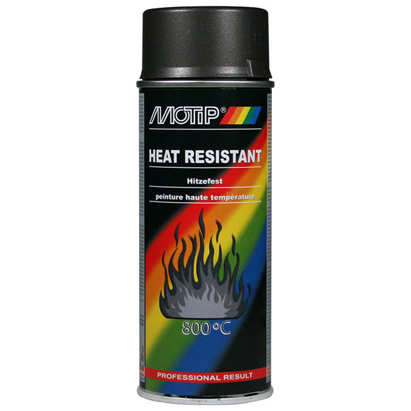 Varmebestandig lak mørk antracit 400 ml (op til 800°C) - Motip