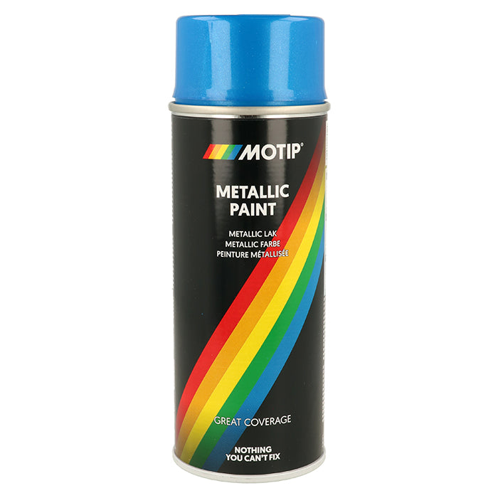 Metallic effektlak blå 400 ml - Motip