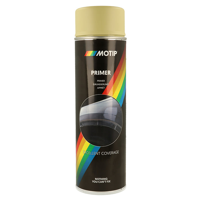 Primer beige til træ & metal 500 ml - Motip