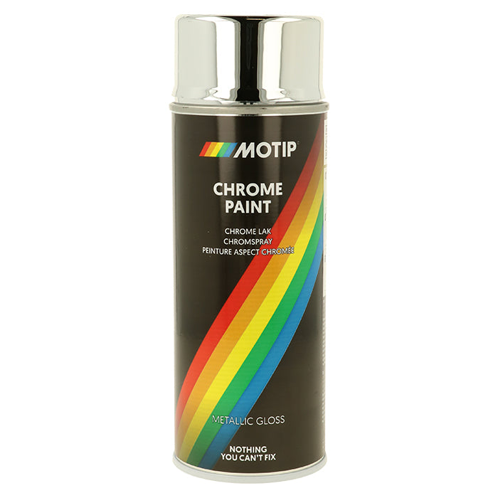 Kromspray 400 ml til træ, metal og glas - Motip