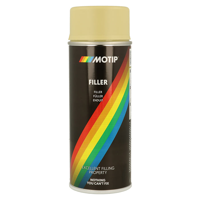 Filler/Primer til træ og metal 400 ml - Motip