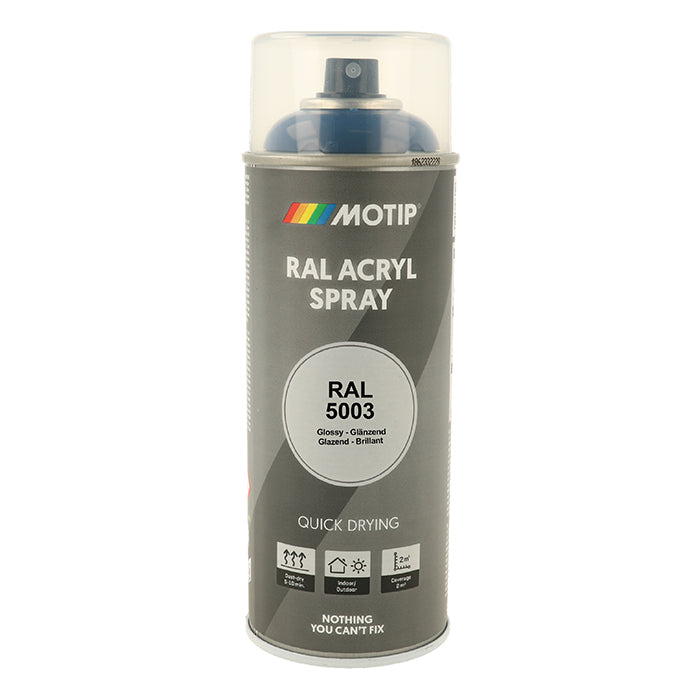 RAL 5003 High Gloss Lak til træ & metal - Motip