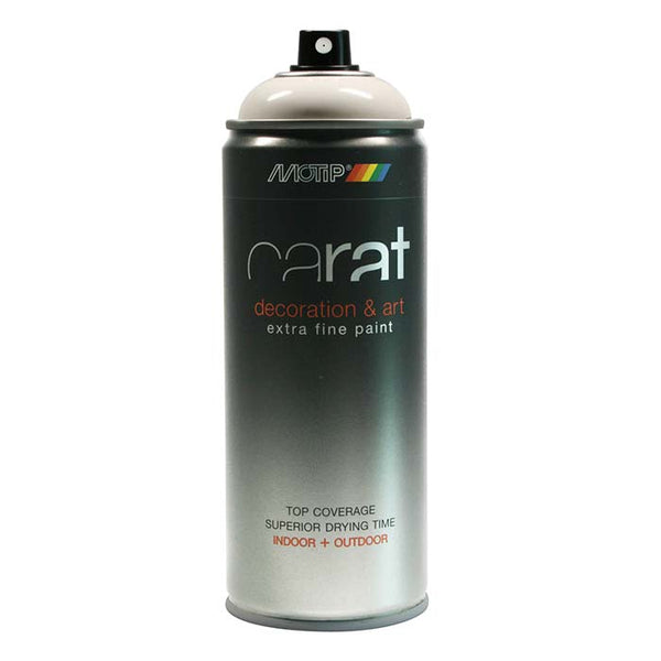 Akryllak spray - Carat Cream dekorativ lak til bil og hobby, Motip