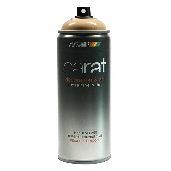 Akryllak spray beige - Motip Carat, holdbar højglans akryllak til bilbrug - Motip
