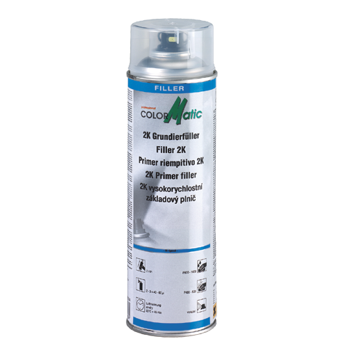 2K Hi-Speed grundfylder 200 ml - hurtigtørrende primer til metal, slibbar - ColorMatic