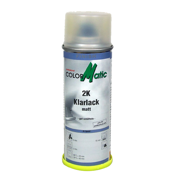 Klarlak 2K mat 200 ml - ekstremt ridsefast, hurtigttørrende - ColorMatic