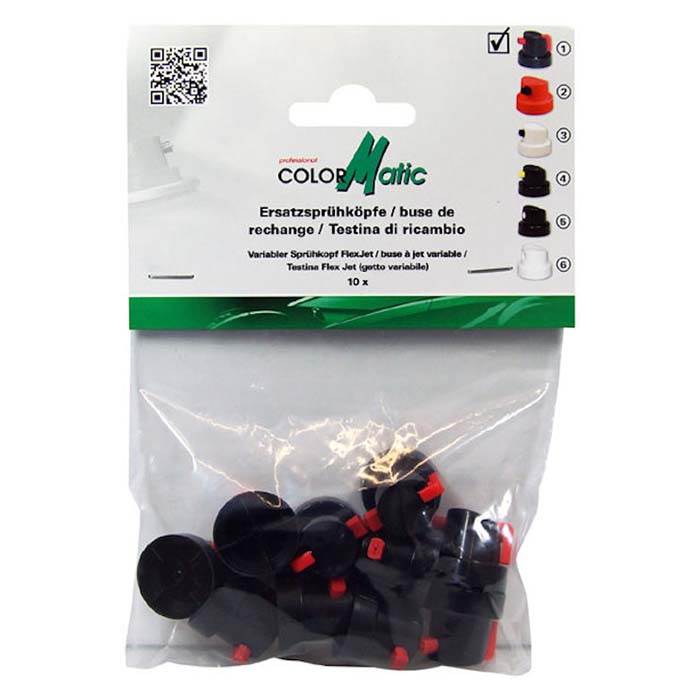 Dyse Justerbar - sort - colormatic