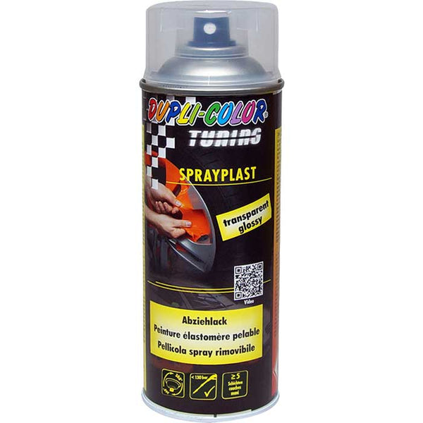 Sprayfolie klar 400 ml - flytbar beskyttende plasti-coating til bildele og hjul, Motip