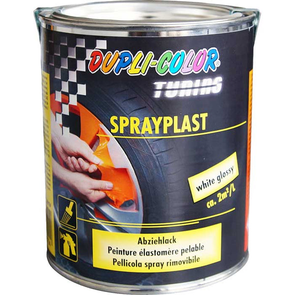 Sprayfolie hvid 750 ml - beskytter & aftagelig folie til lakerede overflader - Motip
