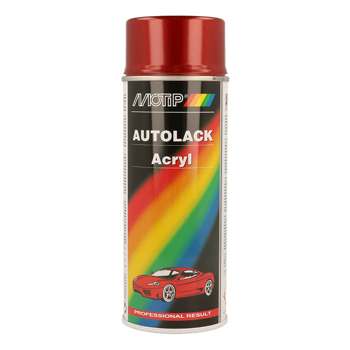 Autoacryl spray 400 ml - bilmaling i original farvekode, Motip