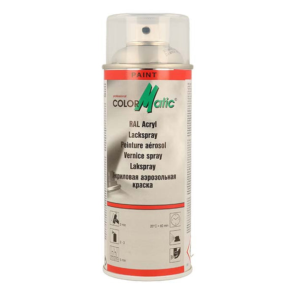 Spraymaling RAL 9006 Silkeglans 400 ml - til metal & reparationer, ColorMatic