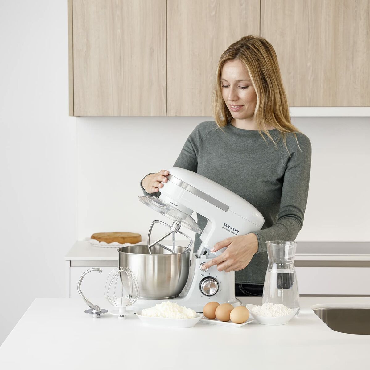 Blender/dejmixer Taurus MIXING CHEF1000 Blå 1000 W 4 L