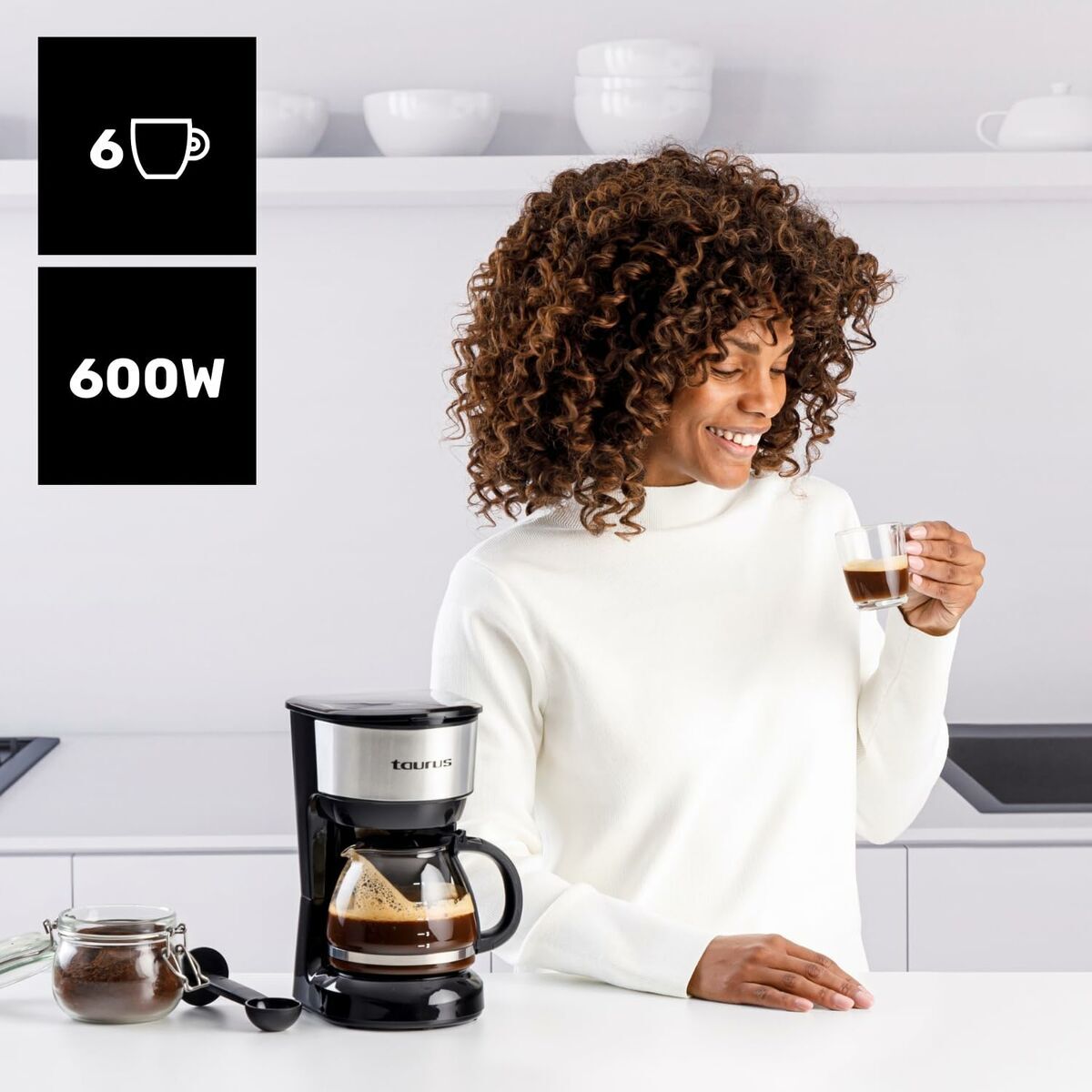 Drip Coffee Machine Taurus VERONA 6 INOX