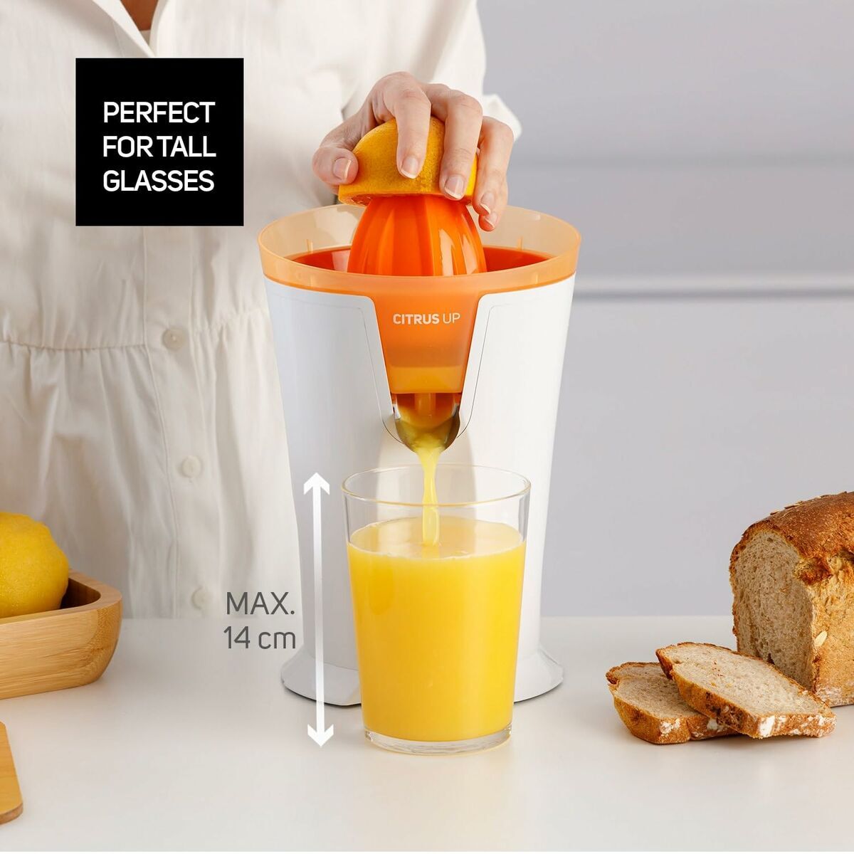 Elektrisk juicer Taurus CITRUS UP Hvid Orange 200 ml