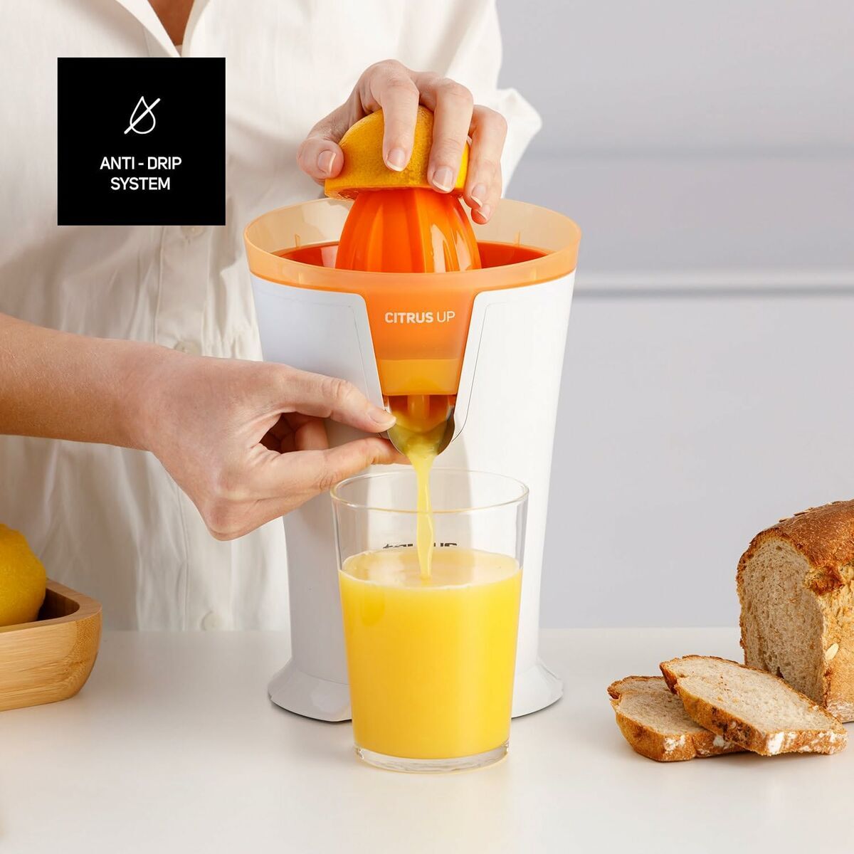 Elektrisk juicer Taurus CITRUS UP Hvid Orange 200 ml