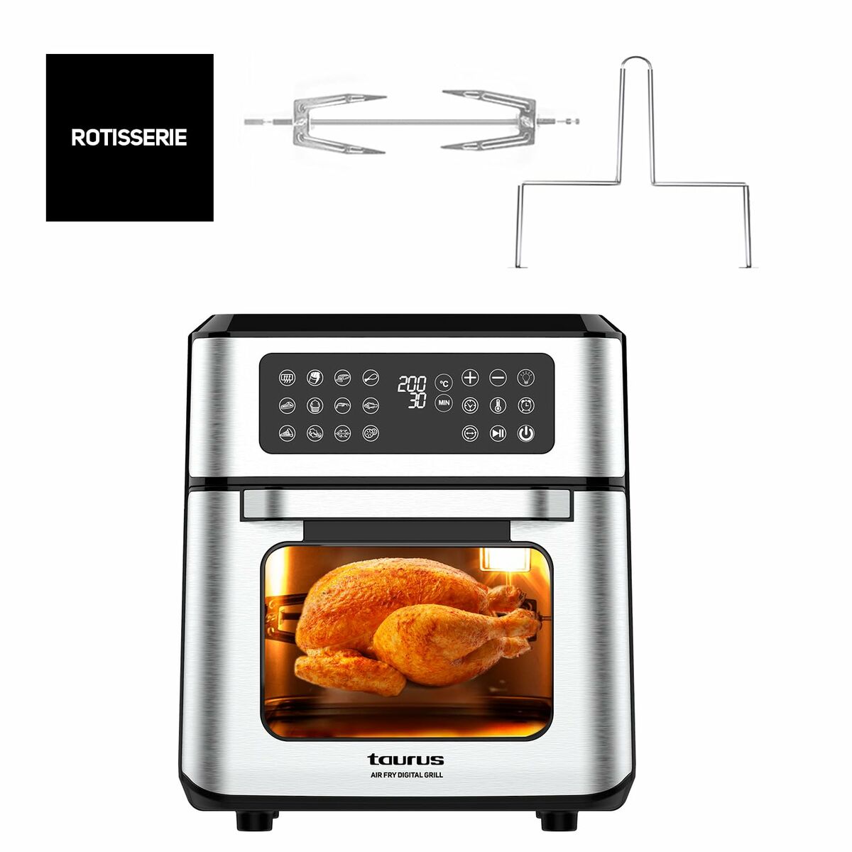 Varmluftsfrituregryde Taurus AIR FRY GRILL 12 L