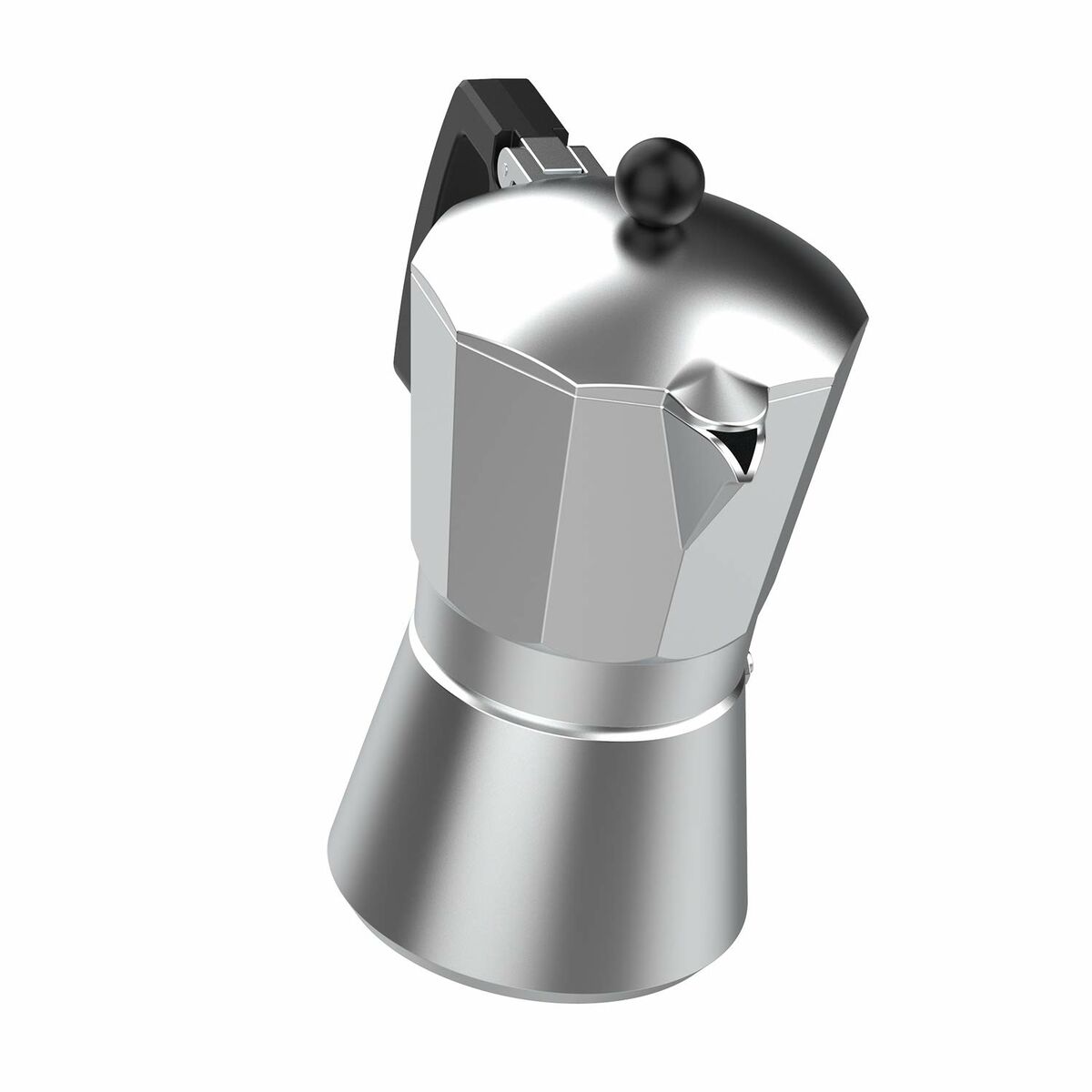 Italiensk Kaffekande Taurus KCP9006 6T Sølvfarvet Rustfrit stål Aluminium 6 Kopper