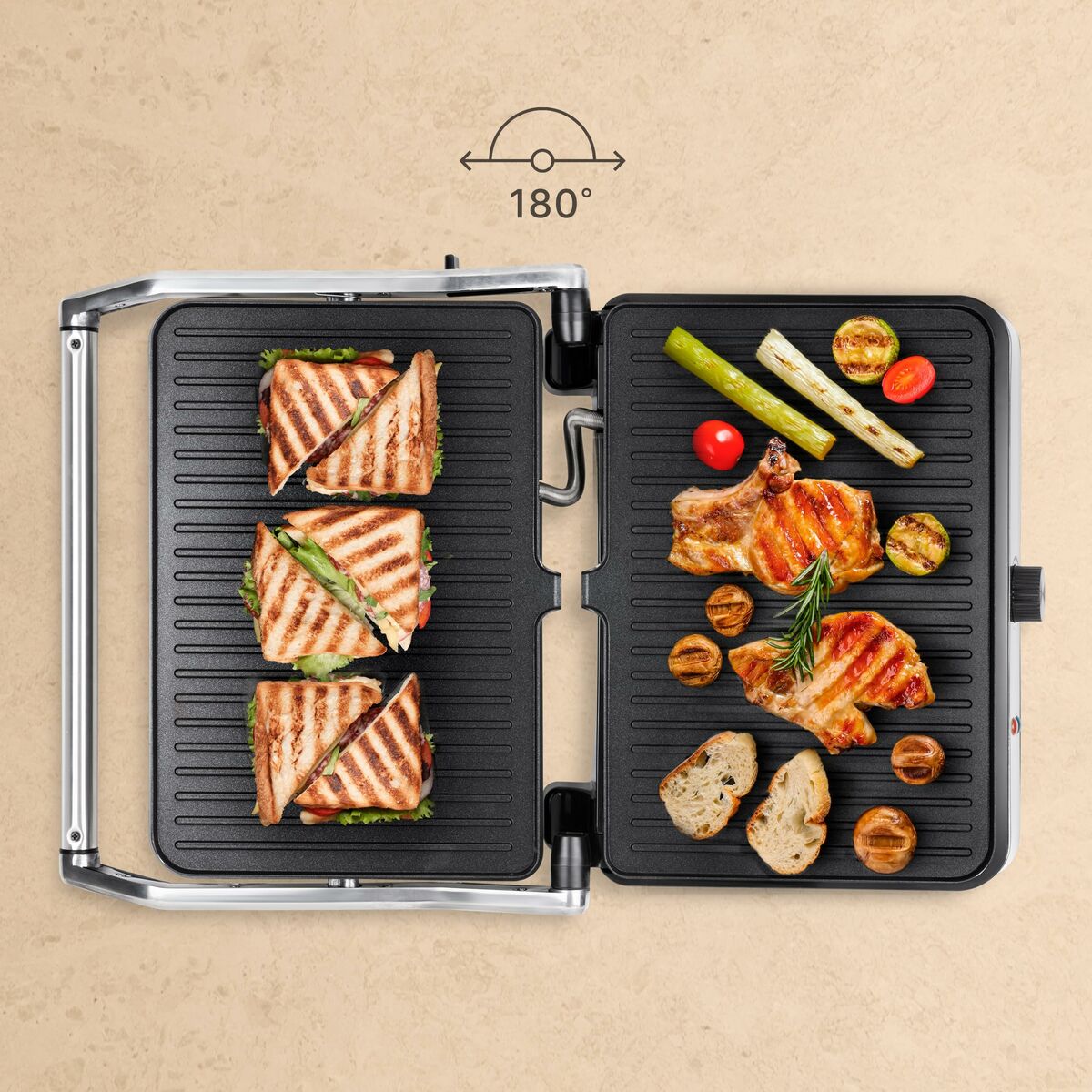 Sandwich Maker UFESA 72108011 2200 W