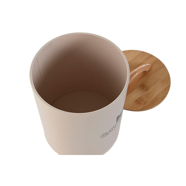 Dåse til dyrefoder Home ESPRIT Beige Natur 2,5 L