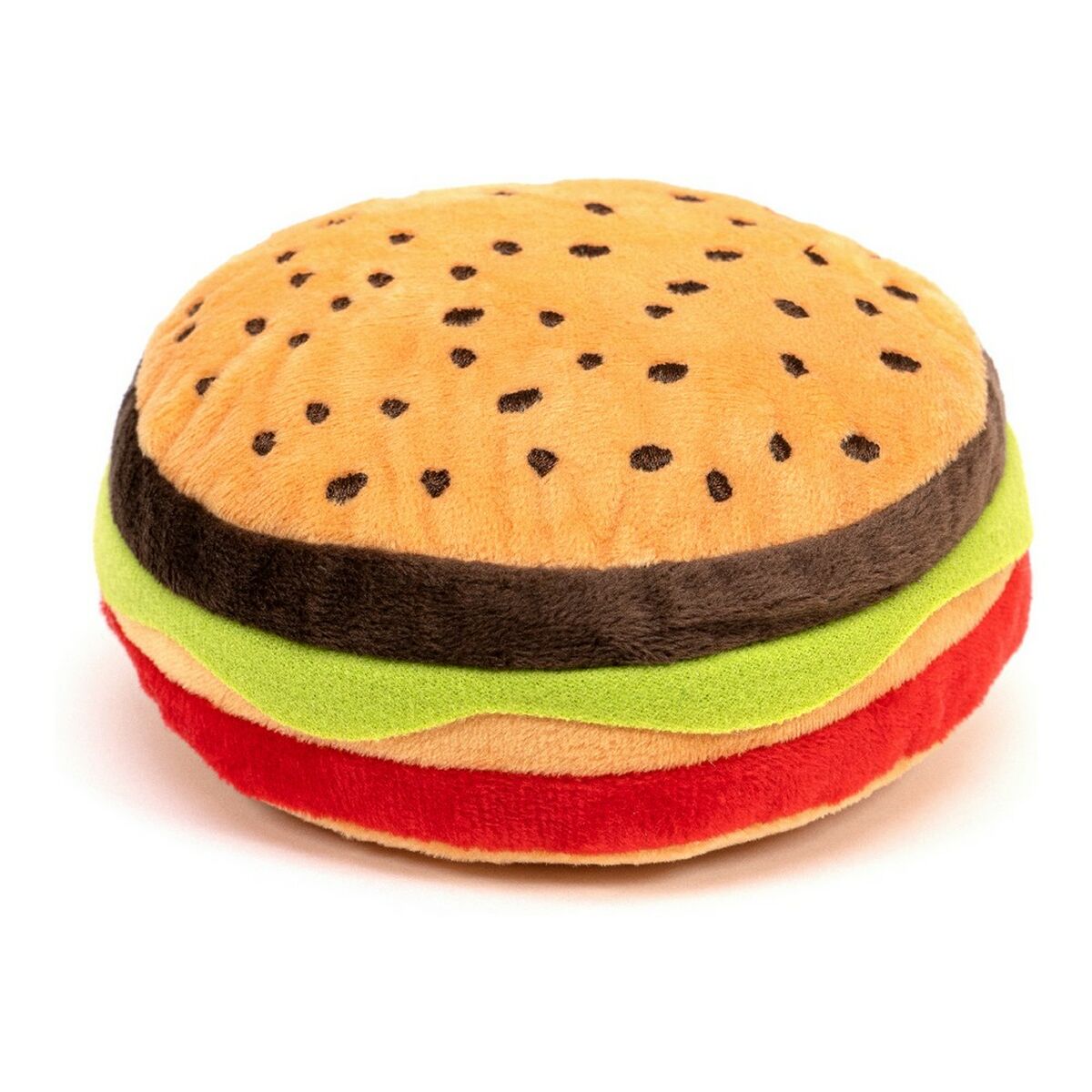Plush legetøj til hunde Gloria Hamburdog Multifarvet Polyester polypropylen Burger 14 x 6 cm