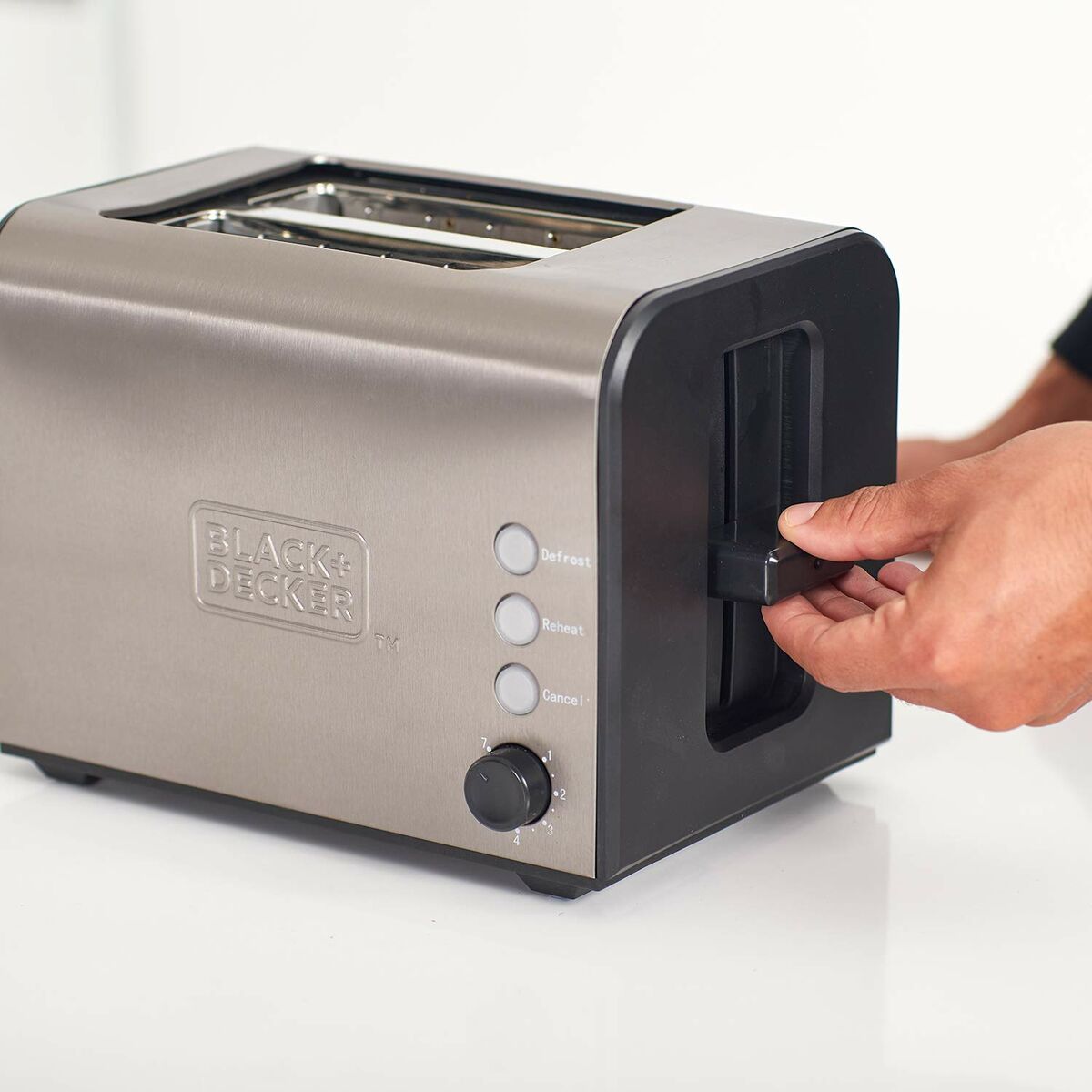 Brødrister Black & Decker BXTO900E Rustfrit stål 900 W