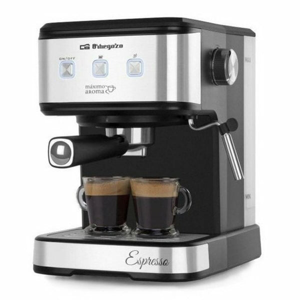 Drip Coffee Machine Orbegozo 18062 Sølvfarvet