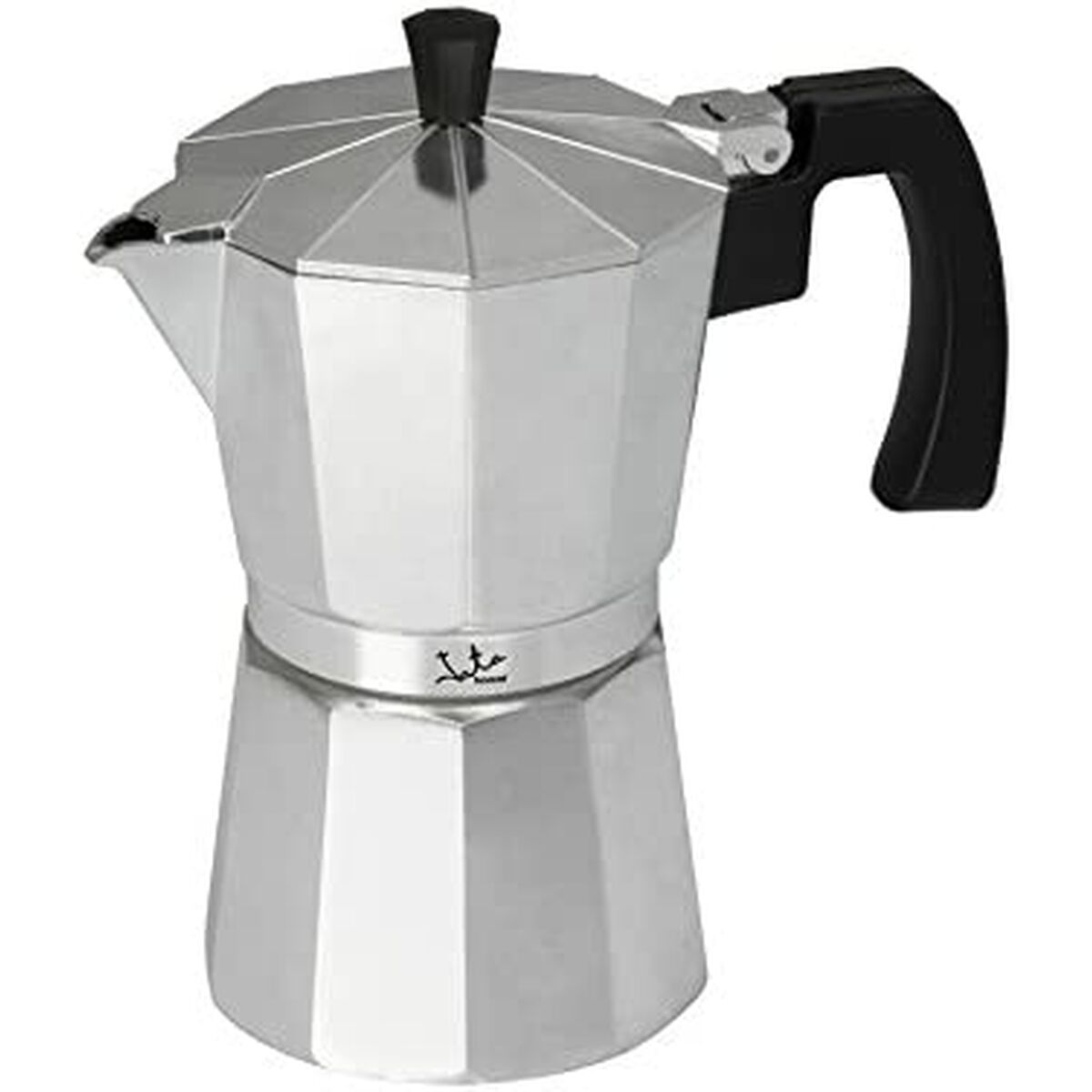 Italiensk Kaffekande JATA CCA6 * Sølvfarvet 6 Kopper Aluminium