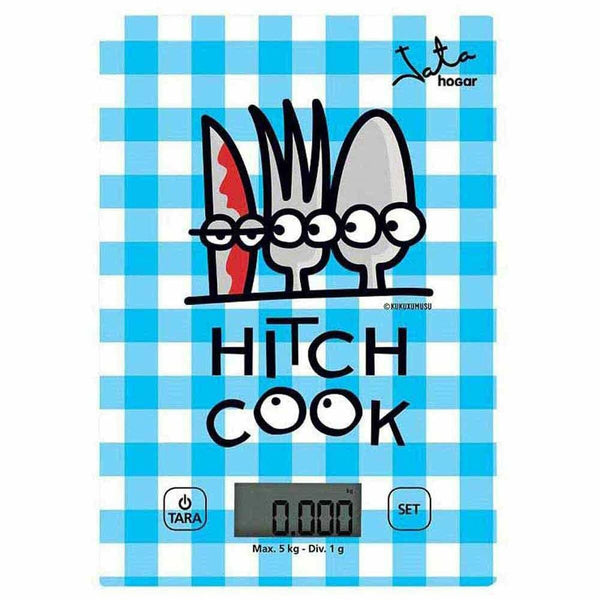 køkkenvægt JATA 732K Kukuxumusu Blå 5 kg