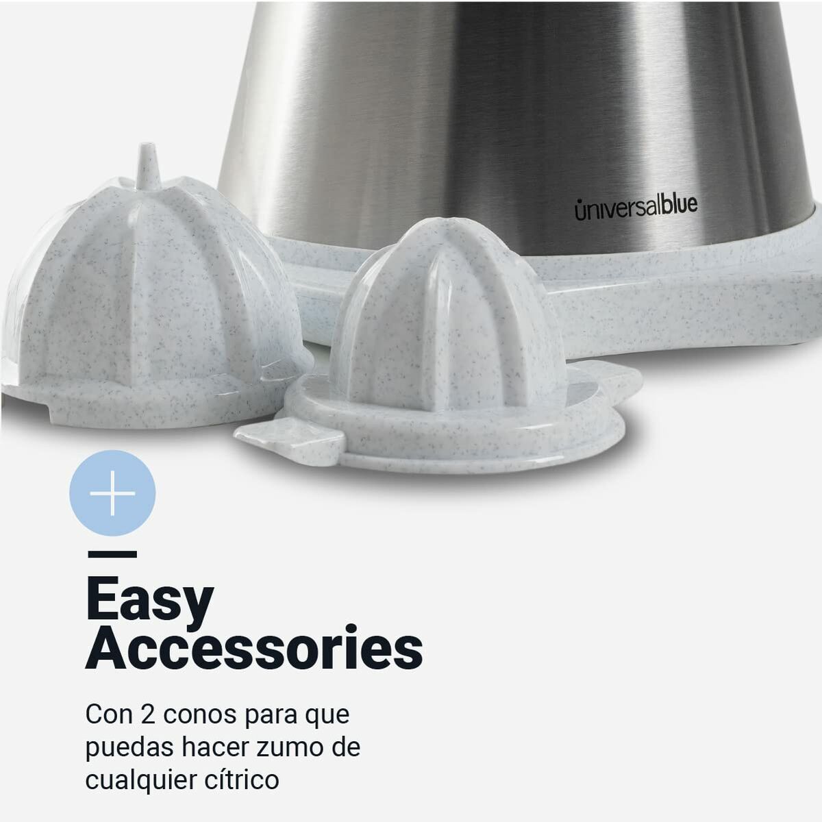 Elektrisk juicer Universal Blue JUICY Hvid Stål 300 W