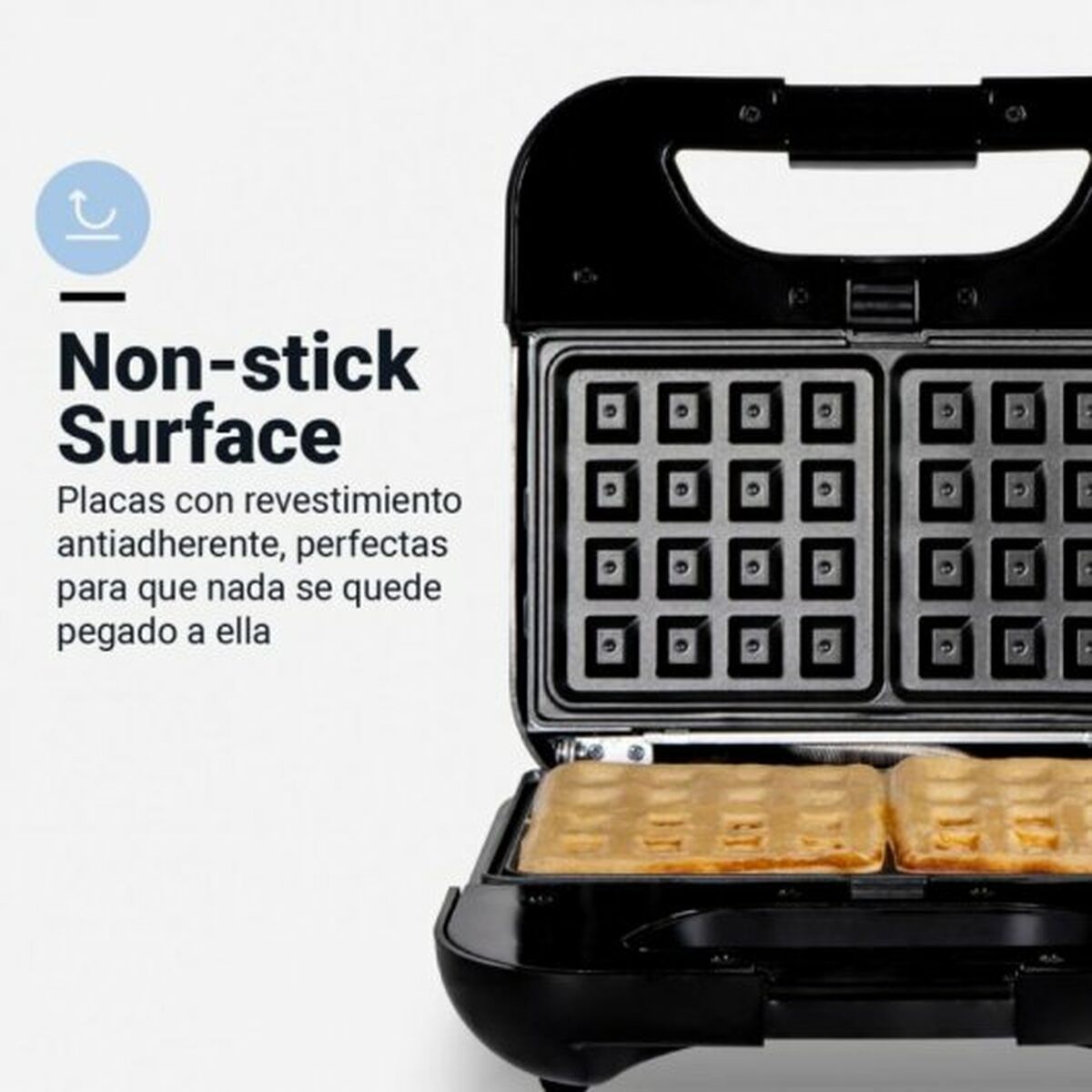 Sandwich Maker Universal Blue 700 W Sort