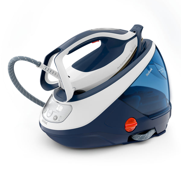 Tefal Pro Express Protect GV9221 Dampstrygejern 2600W Blå Hvid