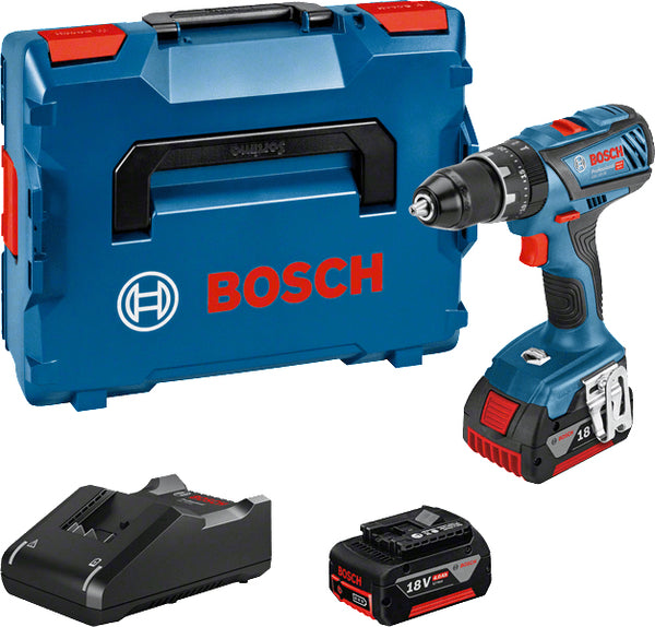 Bosch GSB 18V-28 Professional Slagboremaskine 2 batterier inkluderet 18V