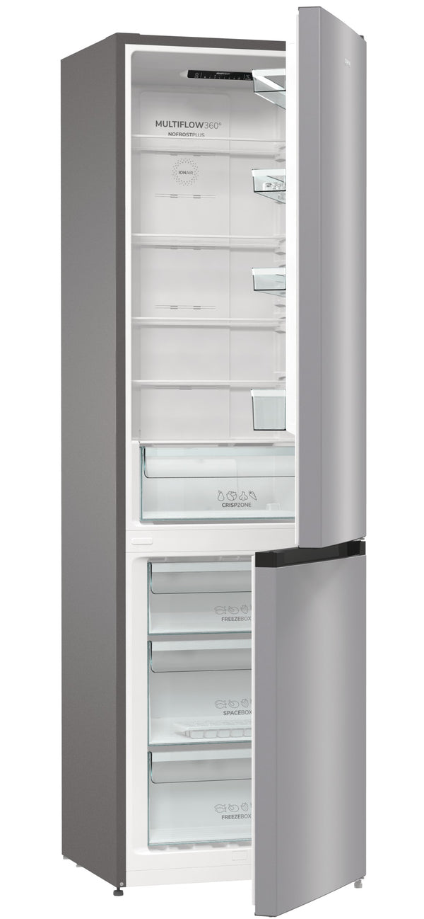 Gorenje Køleskab/fryser 235liter Klasse E 96liter Fritstående Struktureret grå metallisk