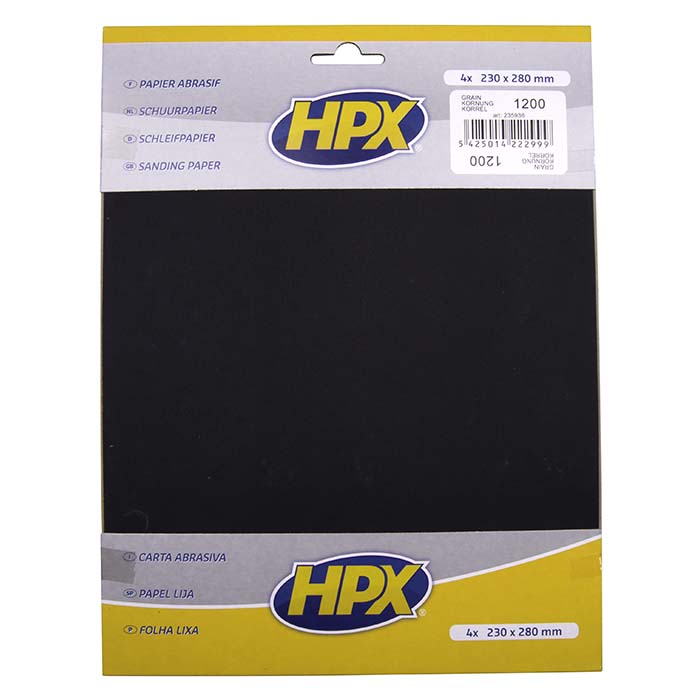 HPX sandpapir p1200 - 4 stk.