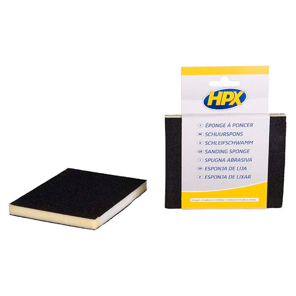 Slibeblok i skum 120x100 mm - fleksibel til kanter og kurver - HPX