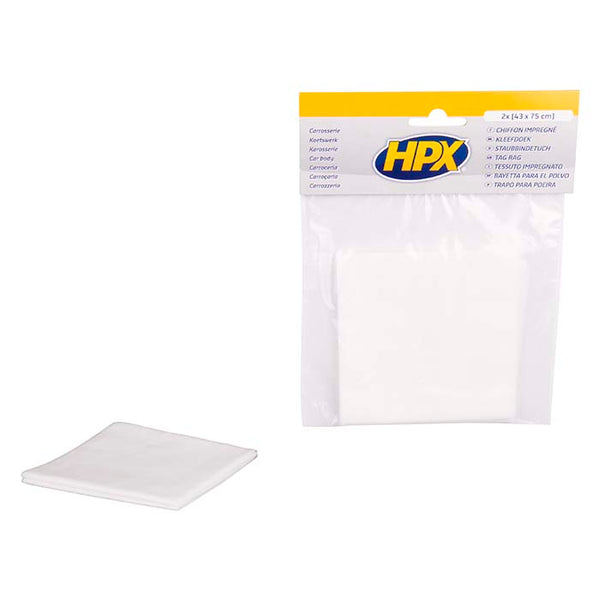 Aftørringsklud 43x75 cm til forberedelse før maling, 2-pak - HPX