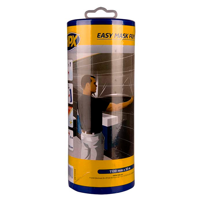 Afdækningsfilm 2700x20m i dispenser til malerarbejde og bilafdækning - HPX