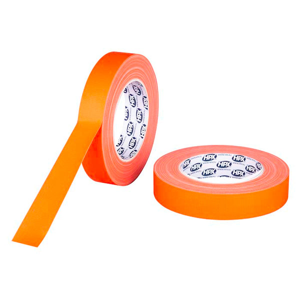 Gaffatape fluo orange 25 mm x 25 m - HPX