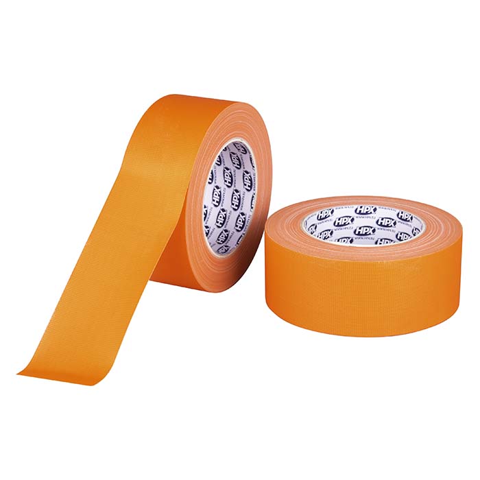Gaffatape fluo orange 50 mm x 25 m - HPX