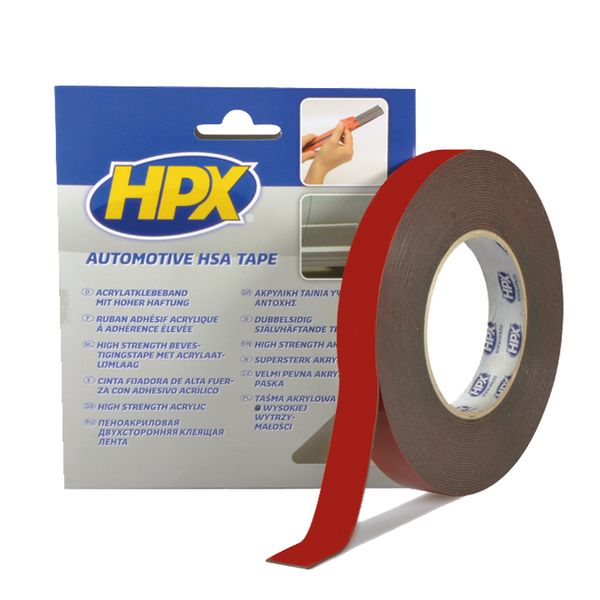 Dobbeltklæbende tape 9 mm x 10 m - HPX