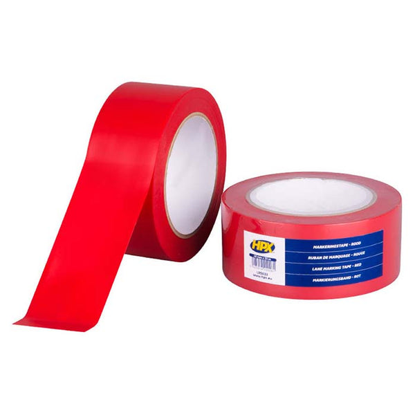 Markeringstape rød 48 mm x 33 m - HPX