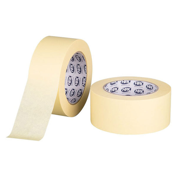 Afdækningstape 50mm x 50m, temperaturbestandig op til 100°C - HPX