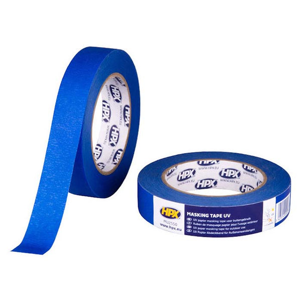 Afdækningstape - blå, 25mmx50m - hpx