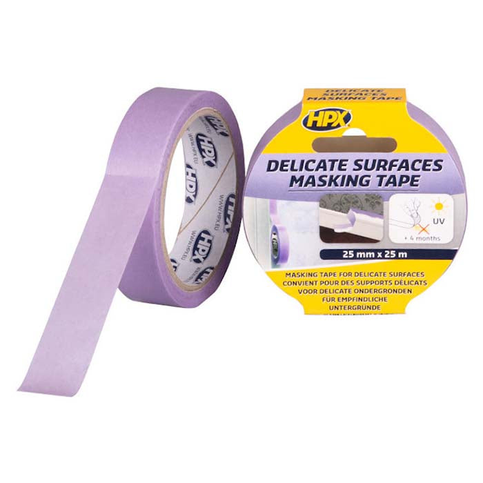 Afdækningstape - 25mm x 25m - hpx