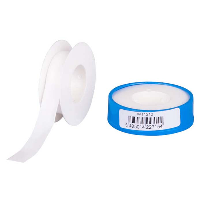Vandforseglingstape PTFE 12mm x 12m hvid - Hpx